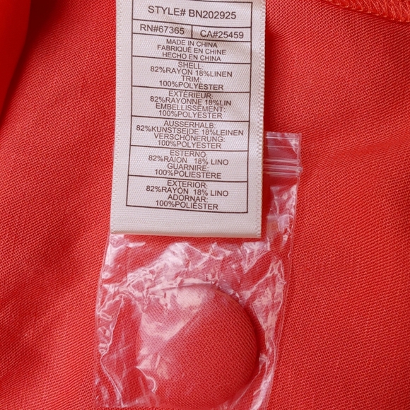 Steve Madden Women's Spring Rose Linen Double Breasted Baldwin Blazer Me… - Picture 9 of 11